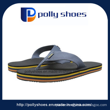 Leather Flat Beach Slipper Men Shoe Flip Flop